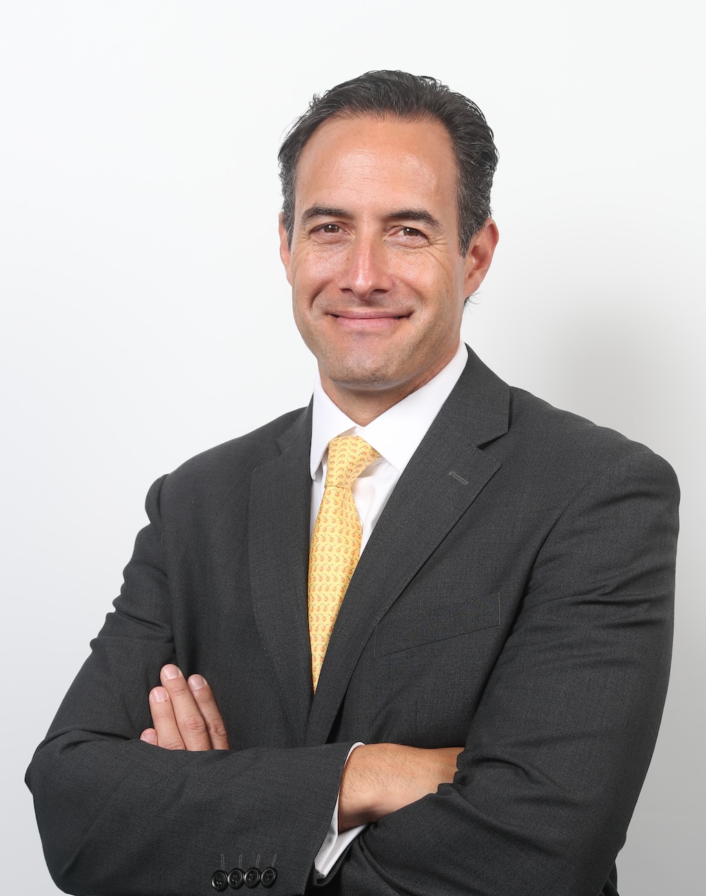 Retrato de Héctor X Landeros Almaraz en blanco y negro